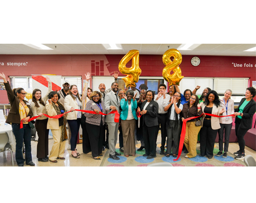 Library Ribbon Cutting
