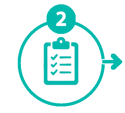 step 2 clipboard with checklist
