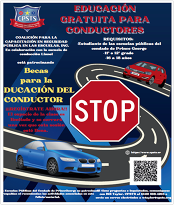 CPSTS Driving Scholarship - Spanish