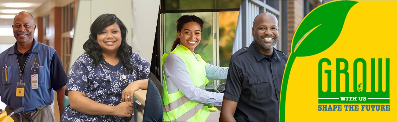 Education Support Professionals staff-maintenance-nurse-bus-driver-security-collage