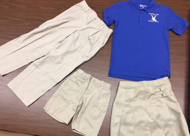 Deerfield Uniform Royal Blue Top Khaki Bottom.jpg