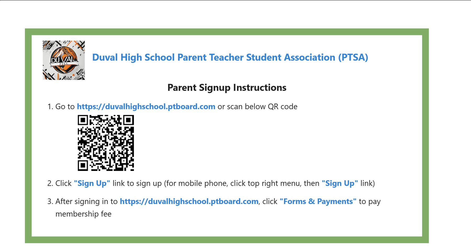 Donation Instructions