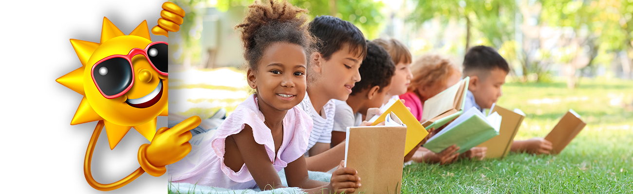 sun-illustration-with-students-laying-on-grass-reading-books