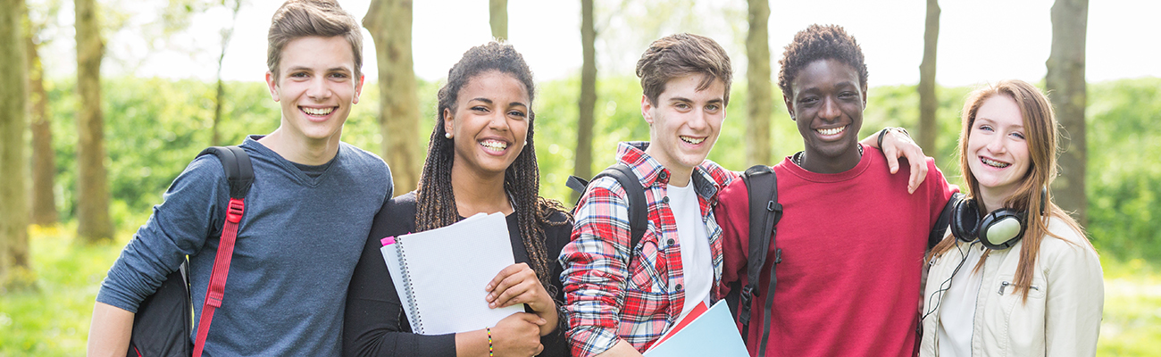 teenagers-secondary-students-outside-smiling