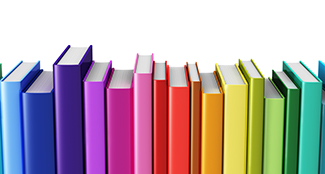 books with colorful covers