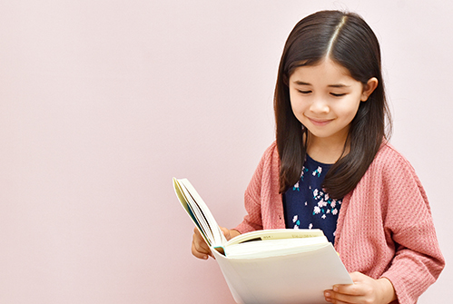 elementary student reading